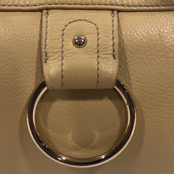 Jones New York camel colored leather handbag EUC - Picture 2 of 7